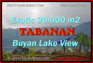 JUAL TANAH MURAH di TABANAN BALI 20,000 m2  View gunung dan danau buyan