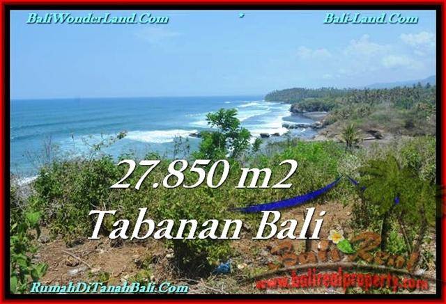 JUAL MURAH TANAH di TABANAN BALI 278.5 Are Los Pantai, View Gunung