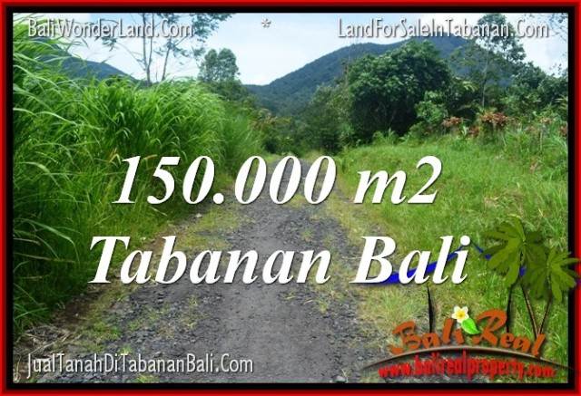 TANAH DIJUAL di TABANAN BALI 1500 Are View gunung dan sawah