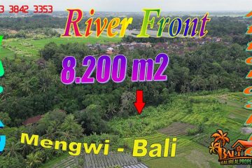 Murah Strategis, Tanah dijual Tepi Sungai di Mengwi Dekat Ubud Bali TJB2042